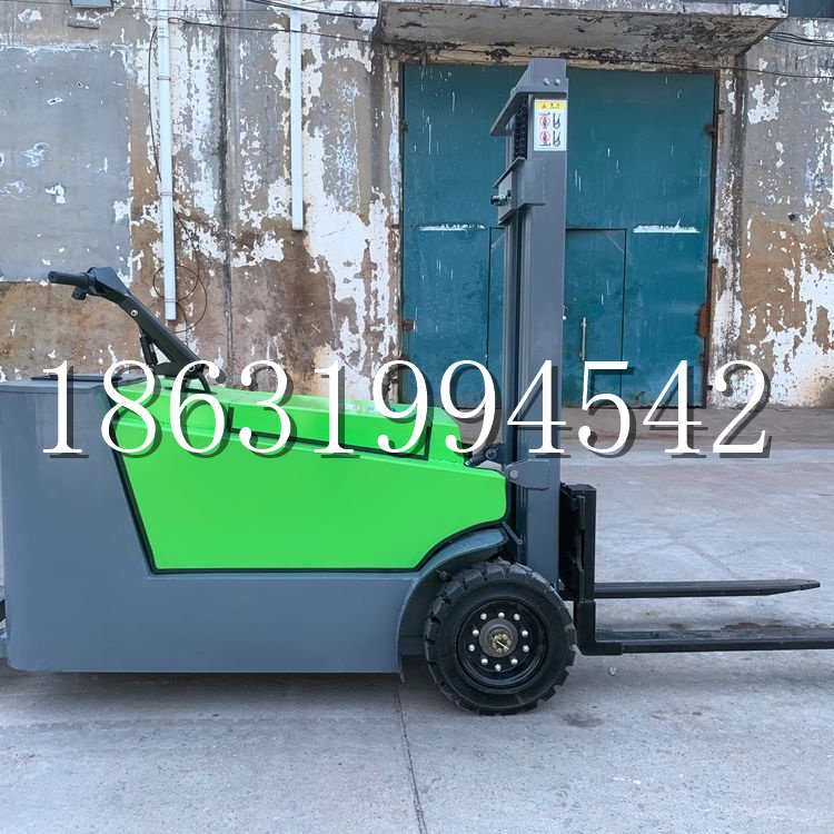 云梦县小型电动叉车1吨2吨步行站驾式电瓶堆高充电装卸车液压升降车铲车