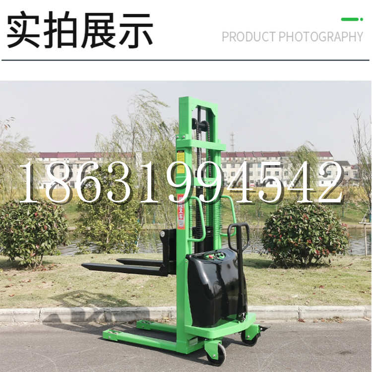 云梦县电动叉车堆高车液压铲车电瓶1吨2吨站驾步行式小型全自动叉车